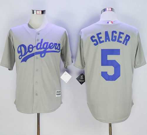 Los Angeles Dodgers #5 Corey Seager Grey New Cool Base Stitched MLB Jersey,We sell and wholesale Los Angeles Dodgers #5 Corey Seager Grey New Cool Base Stitched MLB Jersey on line form chian!